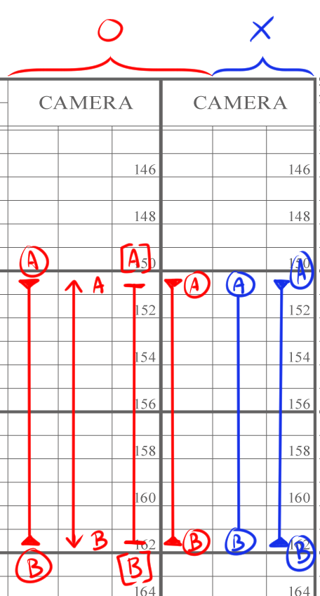 Timesheet Camera Work